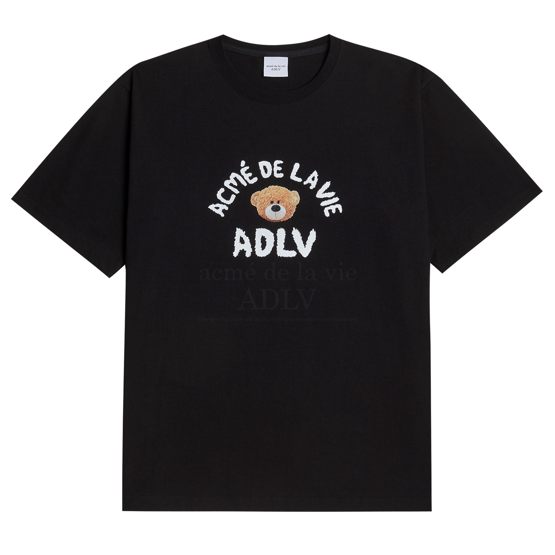 acme de la vie ADLV Teddy Bear T-Shirt Black|,|