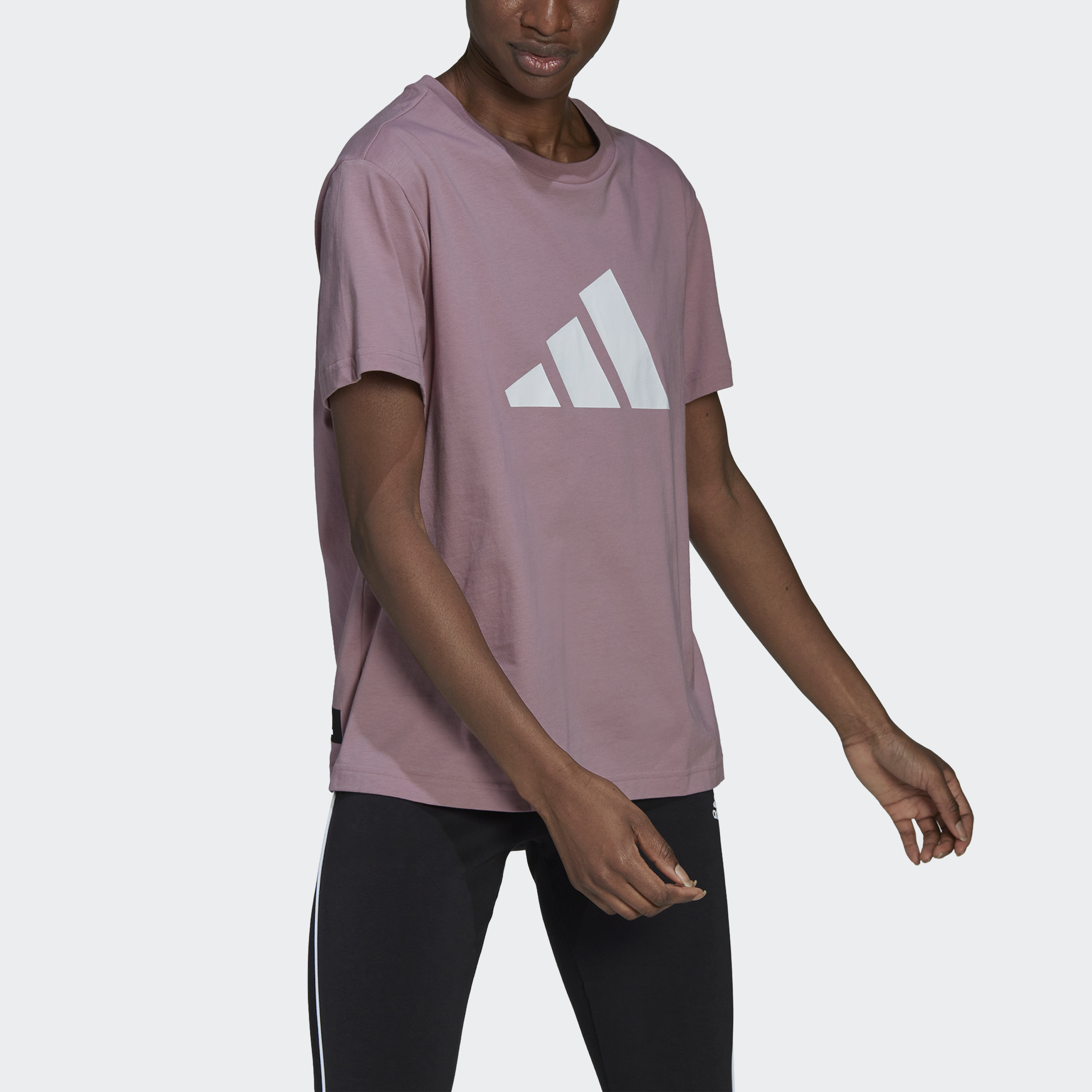 adidas Lifestyle adidas Sportswear Future Icons Tee Women Purple HE0306|,|