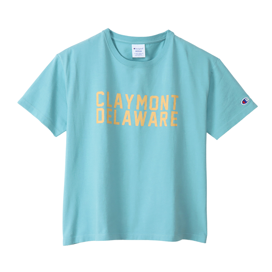 Champion SS23 Women&#x27;s Short Sleeve T-shirt in Light Blue Green (CW-X332)|,|