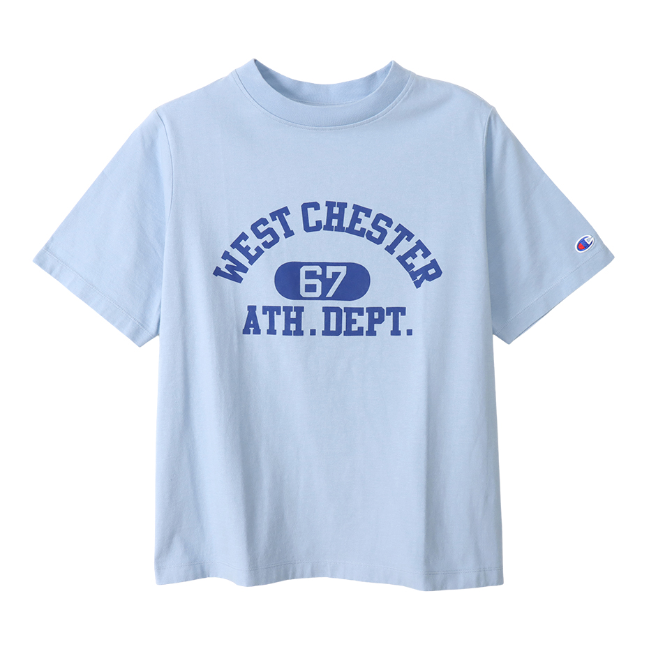 Champion SS23 Women&#x27;s Short Sleeve T-shirt in Stonewash Blue (CW-X312)|,|