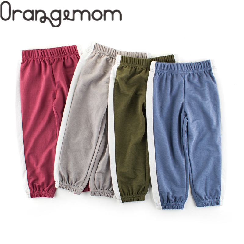 Orangemom 2-7Years Baby Girls Baby Boys Trousers Cotton Long Trousers Autumn And Summer Thin Casual Sports Pants For Child|,|