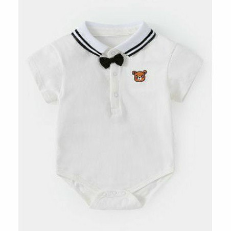 Collared Bodysuit White Fashion kids Clothing ❤ Premium Quality 100% Cotton|,|