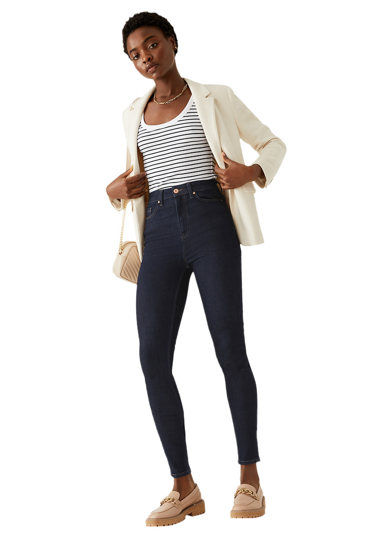M&amp;S Ivy Supersoft High Waisted Skinny Jeans - T57/7689|,|