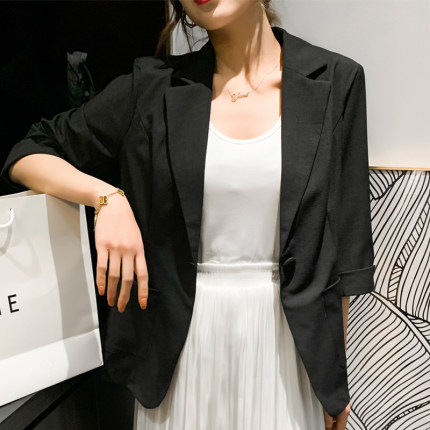 Women Clothing Summer New British Style Casual All-match Jacket|,|