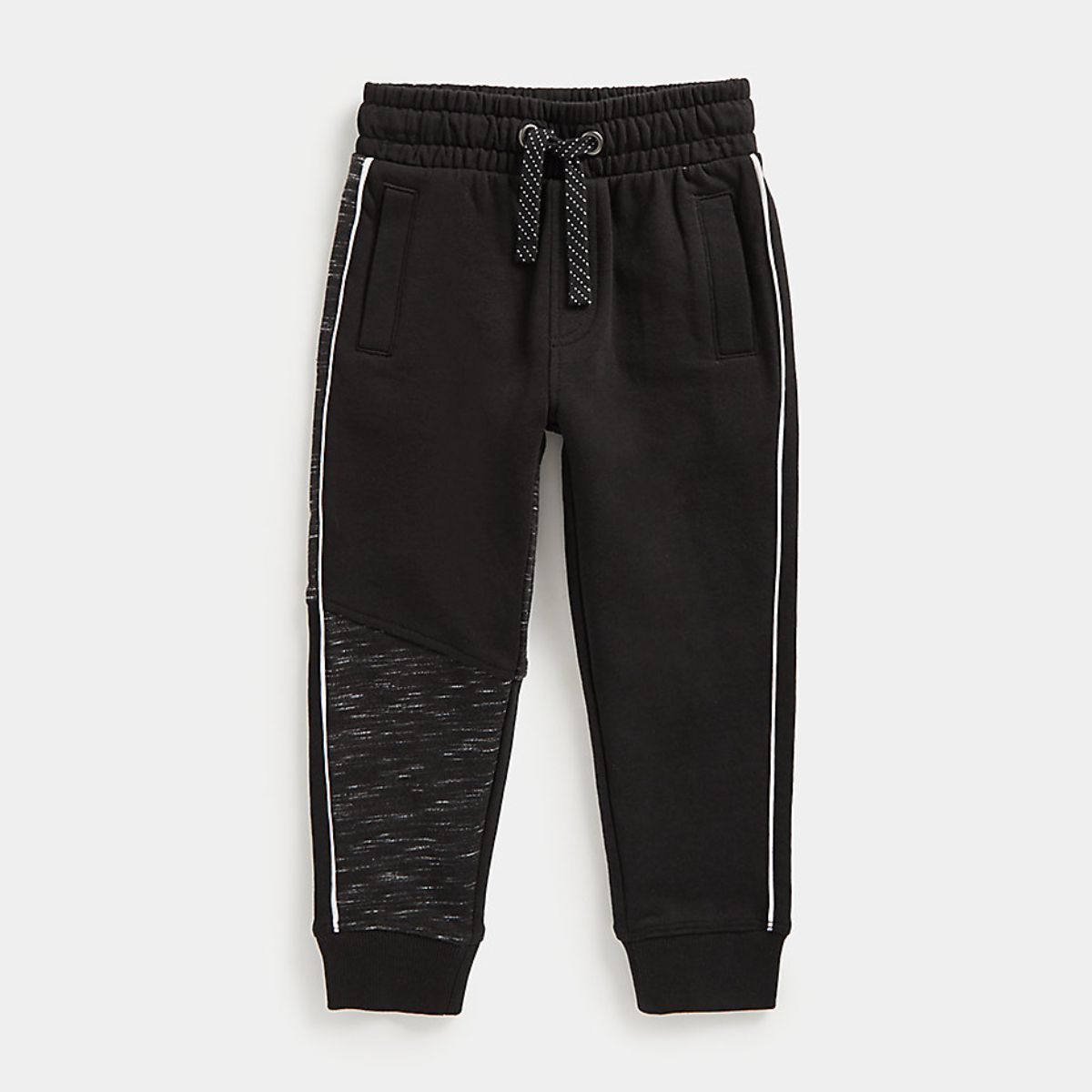 Mothercare Black Panel Joggers|,|