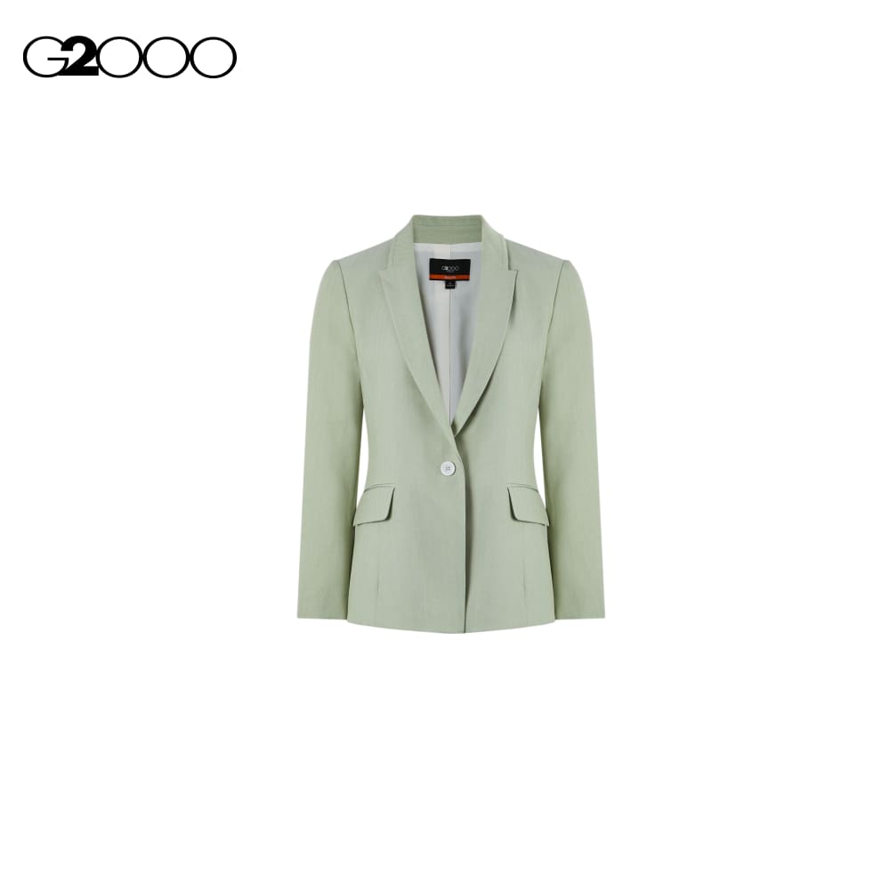 G2000 Sofia Easy Fit Polyester Spandex Herringbone Blazer|,|