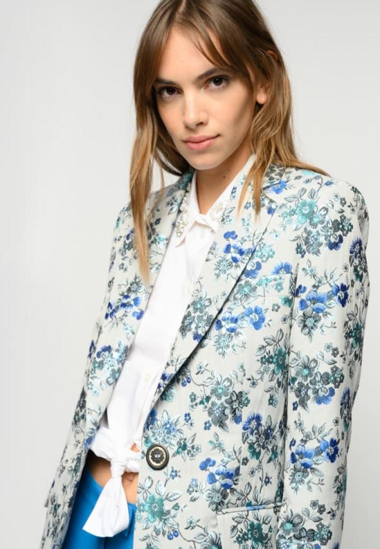 PINKO Floral brocade blazer|,|