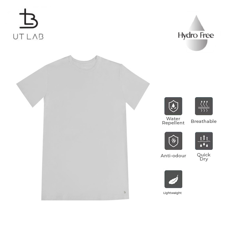 Universal Traveller UT LAB HydroFree  Anti-odour Water Resistant T-Shirt Men / Short Sleeve Round Neck Top - T20400|,|