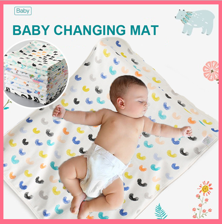 EmmAmy Baby Soft &amp; Waterproof Diaper Changing Mat Washable Pad Cloth|,|