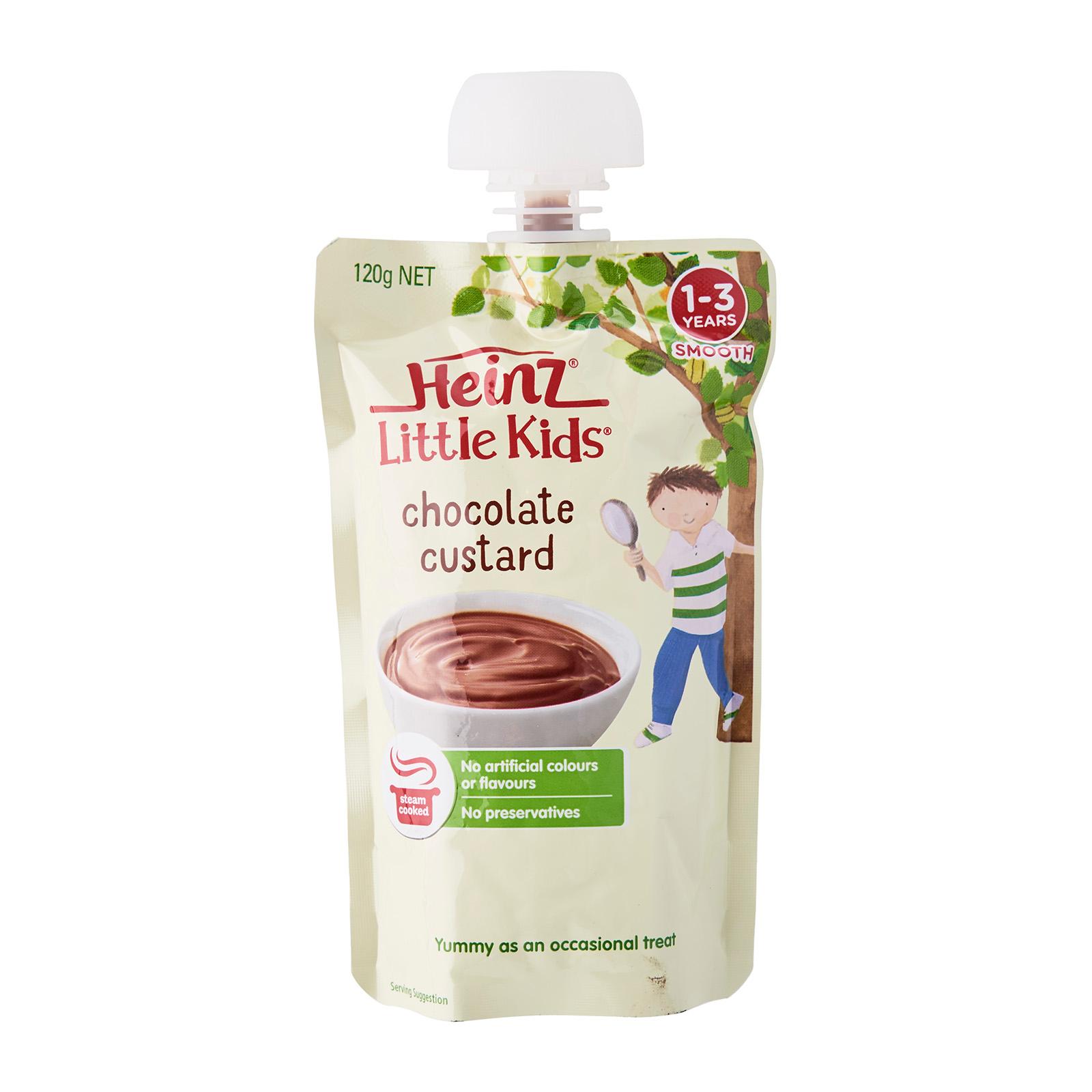 Heinz Little Kids Chocolate Custard Pouch|,|