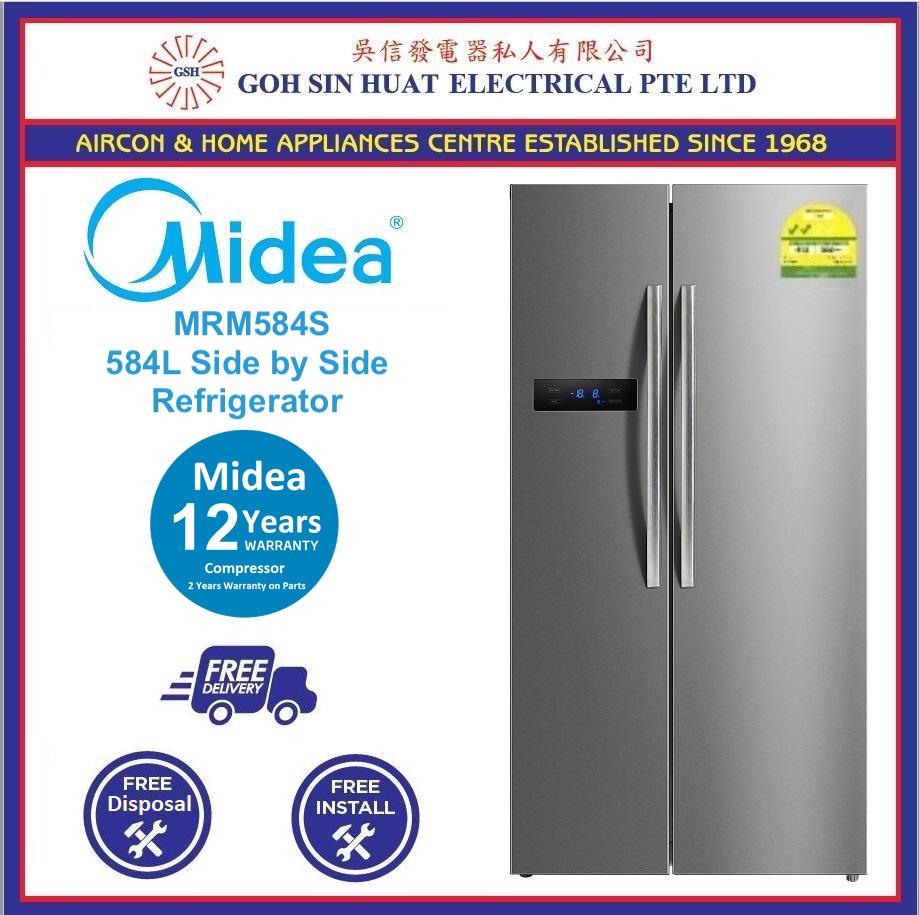 Midea MRM584S 515L Side by Side Refrigerator Fridge|,|