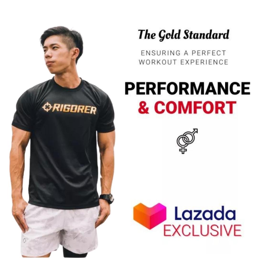 Rigorer Limited Edition GOLD Classic Logo T-Shirt [LE004]|,|