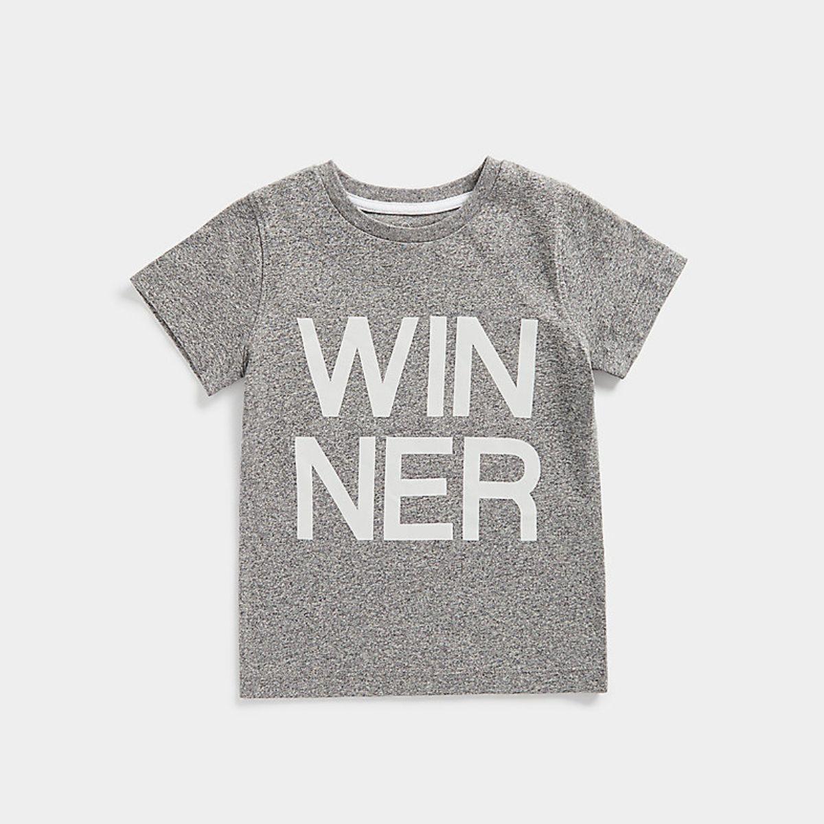 Mothercare Micro Sports Short Sleeve Winner Tee|,|
