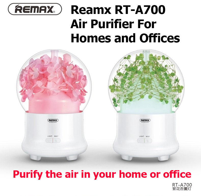 Remax Air Purifier For Homes and Offices. (Model RT-A700) Aroma Diffuser Humidifier.|,|