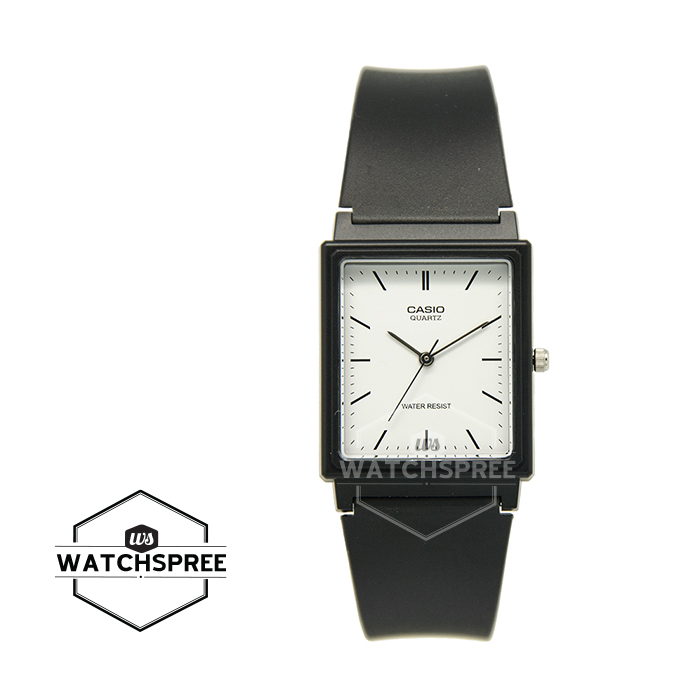 [Watchspree] Casio Classic Analog Black Resin Band Watch MQ27-7E MQ-27-7E [Kids]|,|