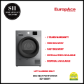 EUROPACE 8KG HEAT PUMP DRYER EDY 8801Y 5 TICKS  *READY STOCK * 2 YEARS LOCAL WARRANTY * FREE INSTALL &amp; DISPOSE|,|