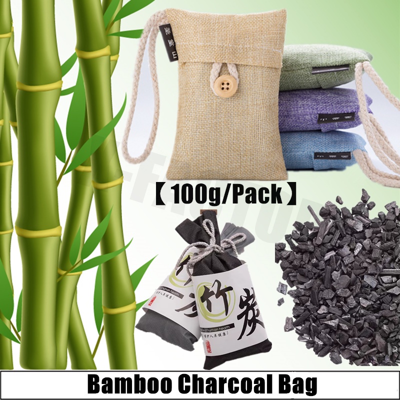 100g Activated Bamboo Charcoal Bag / Natural Air Purifier|,|