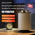 【SG STOCK】Ionizer Air Purifier Household Negative Ion Ultraviolet Deodorant Odor Indoor Desktop USB Charge|,|