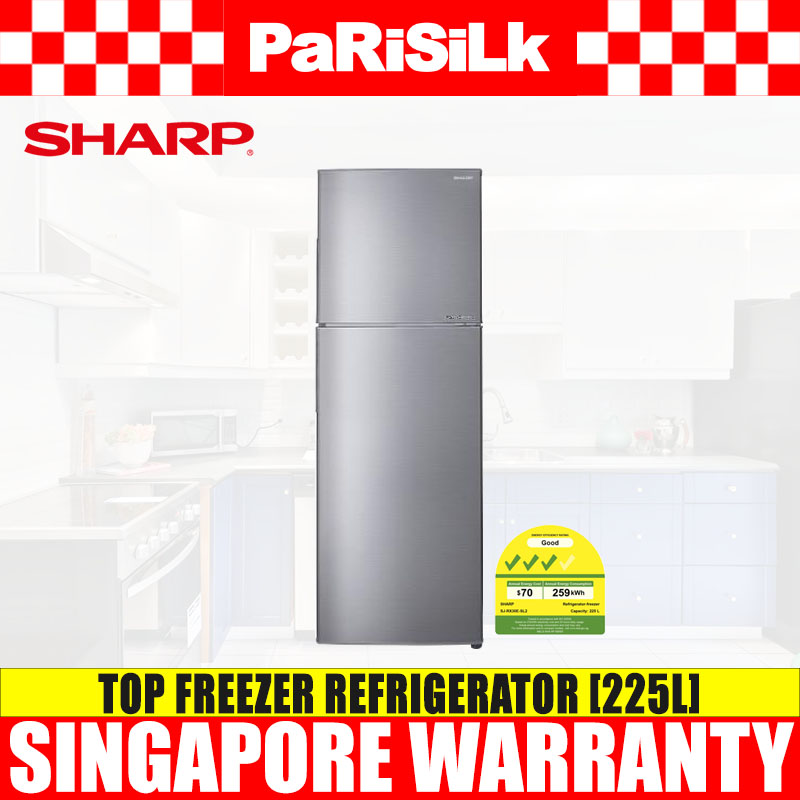 (Bulky) Sharp SJ-RX30E-SL2 Top Freezer Refrigerator (225L)|,|