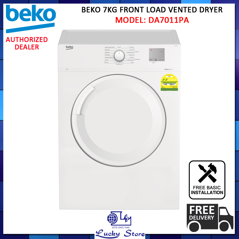 (Bulky) BEKO DA7011PA 7KG FRONT LOAD VENTED DRYER, 2 TICKS, FREE DLEIVERY|,|