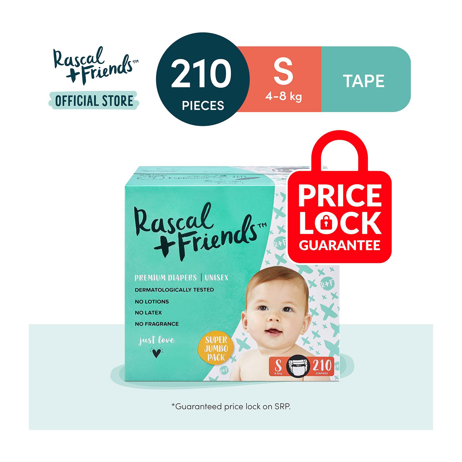 Rascal + Friends Tape Diapers S - Case|,|
