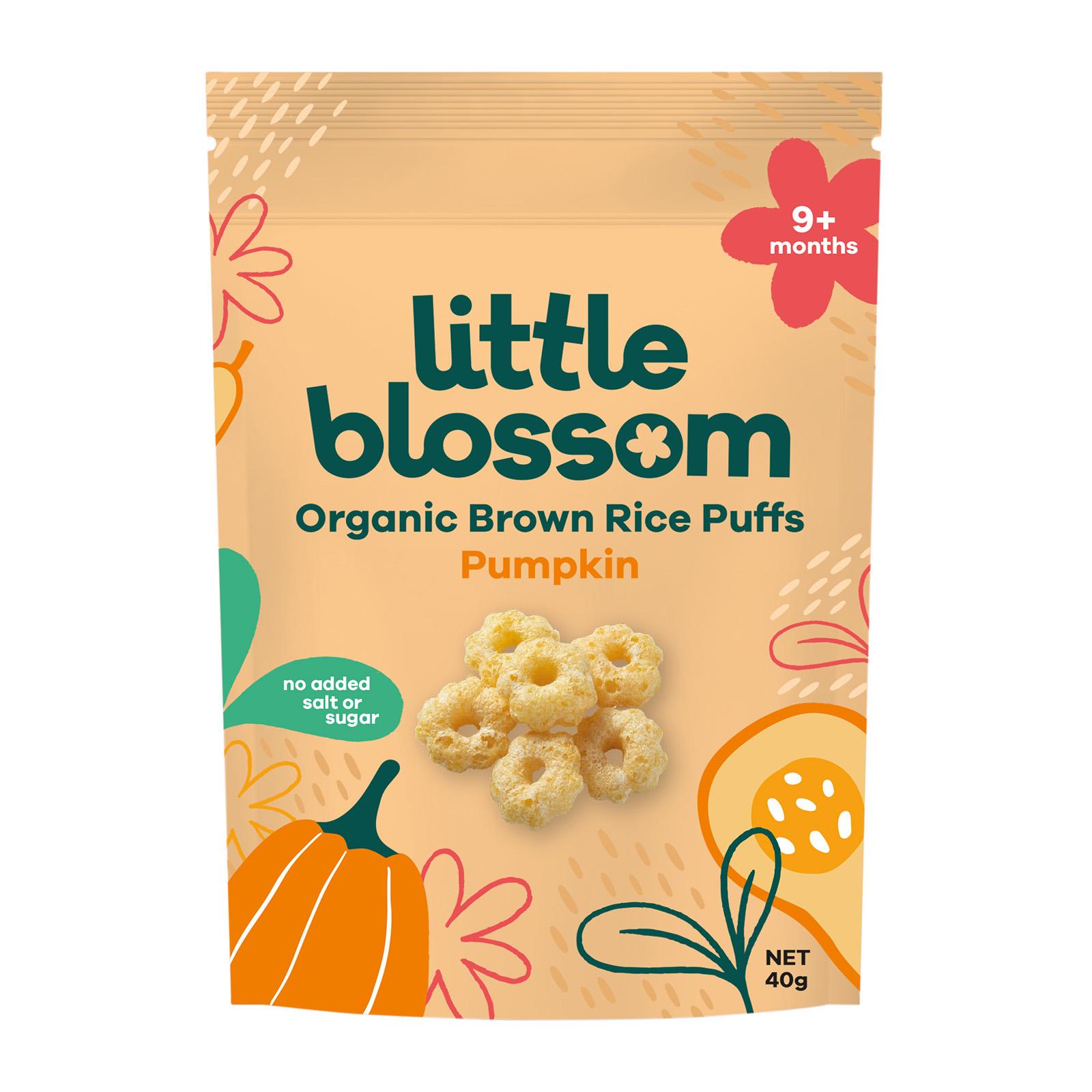 Little Blossom Organic Baby Puffs - Pumpkin|,|