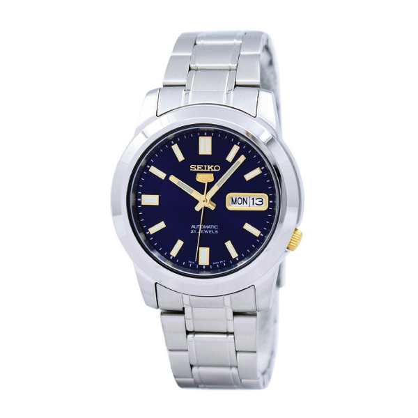 [Watchspree] Seiko 5 Men&#x27;s Silver Stainless Steel Strap Watch SNKK11K1|,|