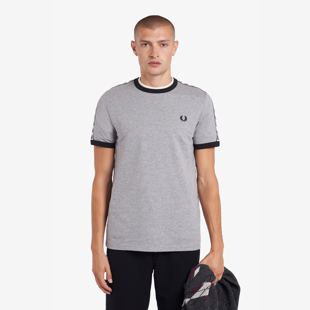 Fred Perry M6347  Taped Ringer T-Shirt|,|
